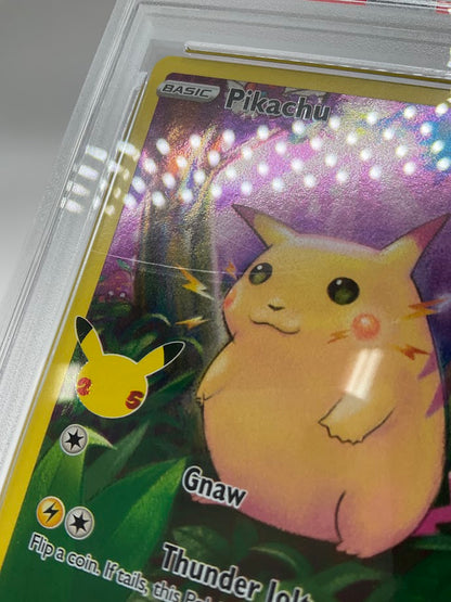 Pikachu Pokemon Celebrations Full Art #005 PSA 8