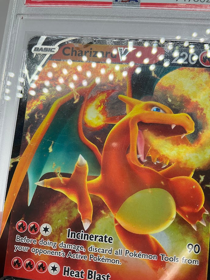 Charizard V Pokemon Crown Zenith #018 PSA 9