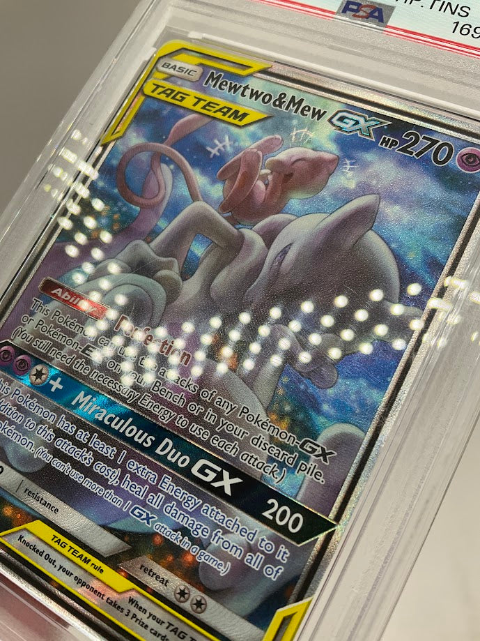 Mewtwo & Mew GX Pokemon Power Partnership Tins Promo Full Art #SM191 PSA 10 #2