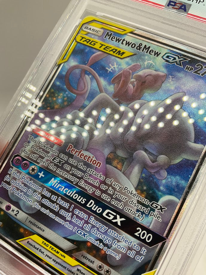 Mewtwo & Mew GX Pokemon Power Partnership Tins Promo Full Art #SM191 PSA 10 #2