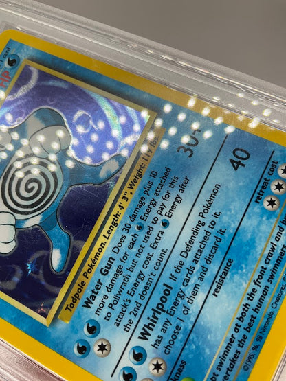 Poliwrath Pokemon Base Set Holo #13 PSA 4
