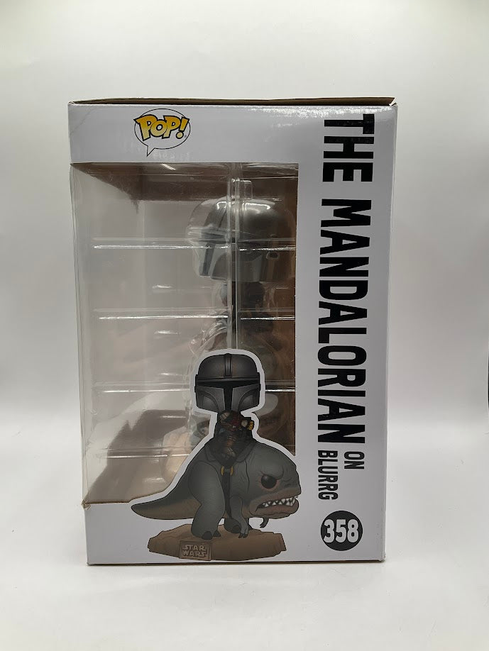 The Mandalorian on Blurrg Funko Pop! Star Wars #358