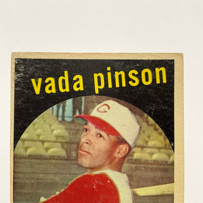 Vada Pinson 1959 Topps #448 Cincinnati Redlegs VG - Collector Store LLC