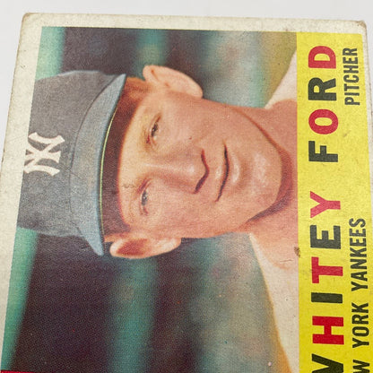 Whitey Ford 1960 Topps #35 New York Yankees VG #2 - Collector Store LLC