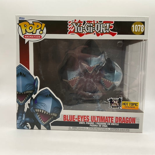 Blue-Eyes Ultimate Dragon Funko Pop! Yu-Gi-Oh! #1078 25th Anniversary Hot Topic