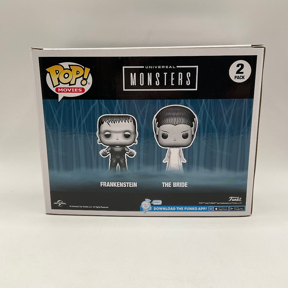 Frankenstein & The Bride Funko Pop! Monsters 2 Pack Hot Topic Exclusive