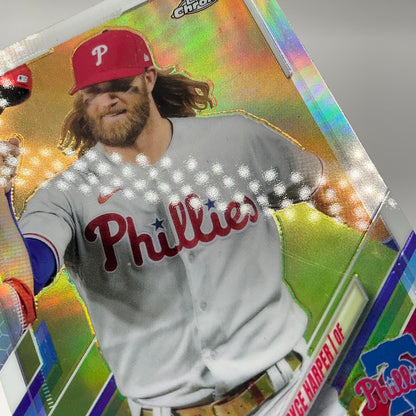 Bryce Harper 2021 Topps Chrome Refractor #134