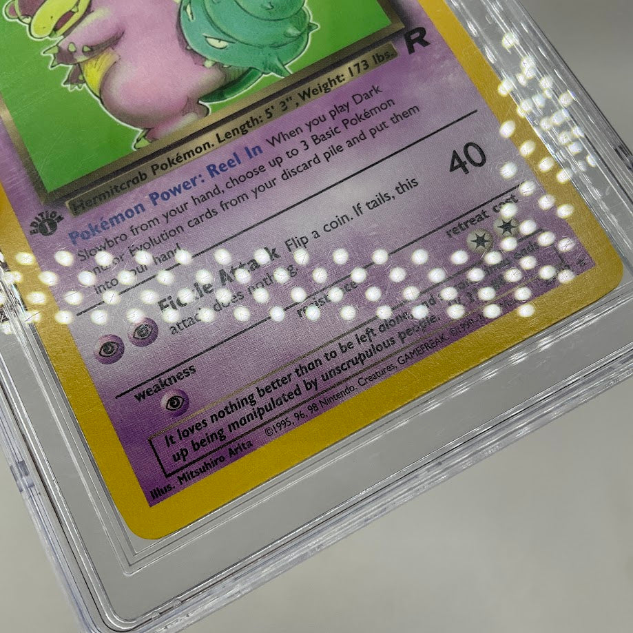Dark Slowbro Pokemon Team Rocket 1st Edition #29 CGC 9