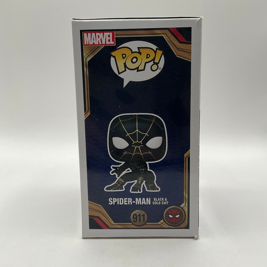 Spider-Man Black & Gold Suit Funko Pop! Spider-Man No Way Home #911