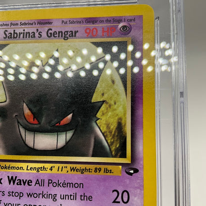 Sabrina's Gengar Pokemon Gym Challenge 1st Edition #29 CGC 7