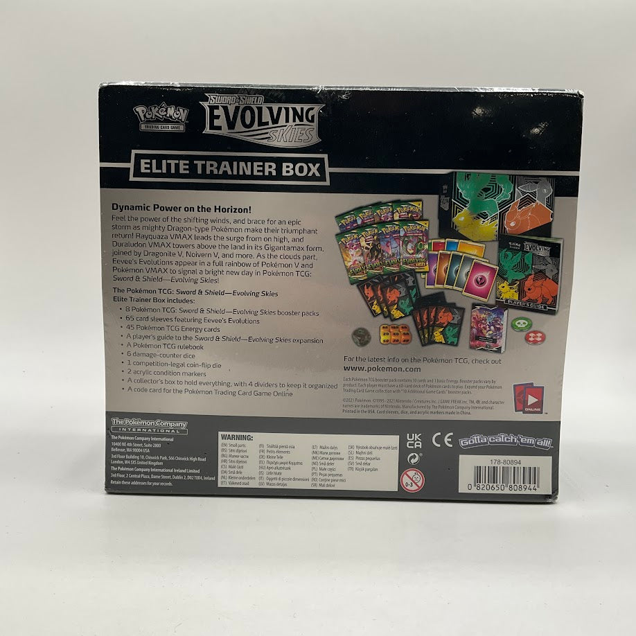Pokemon: Sword & Shield Evolving Skies Elite Trainer Box Leafeon/Umbreon/Jolteon/Flareon #1 *See Pictures for Condition*、Pokemon、kayou