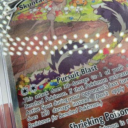Skuntank V Pokemon Silver Tempest Ultra Rare Holo #181 CGC 10 Pristine