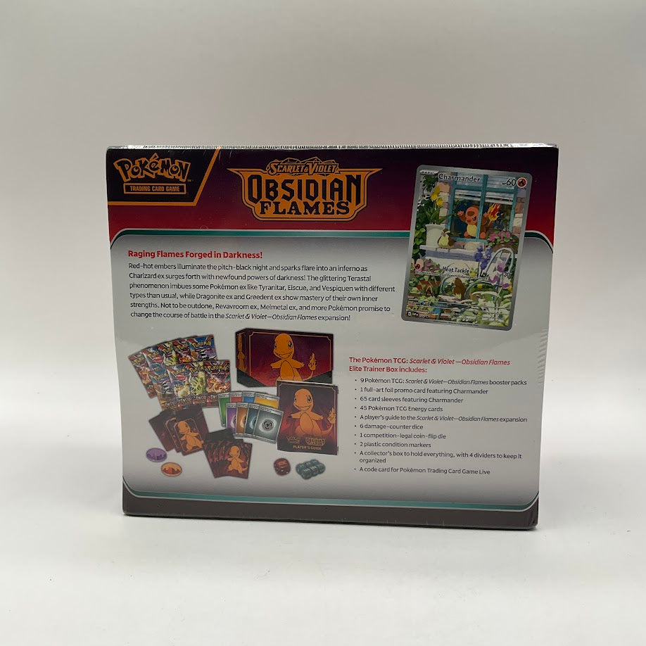 Pokemon: Scarlet & Violet Obsidian Flames Elite Trainer Box #1 *See Pictures for Condition*