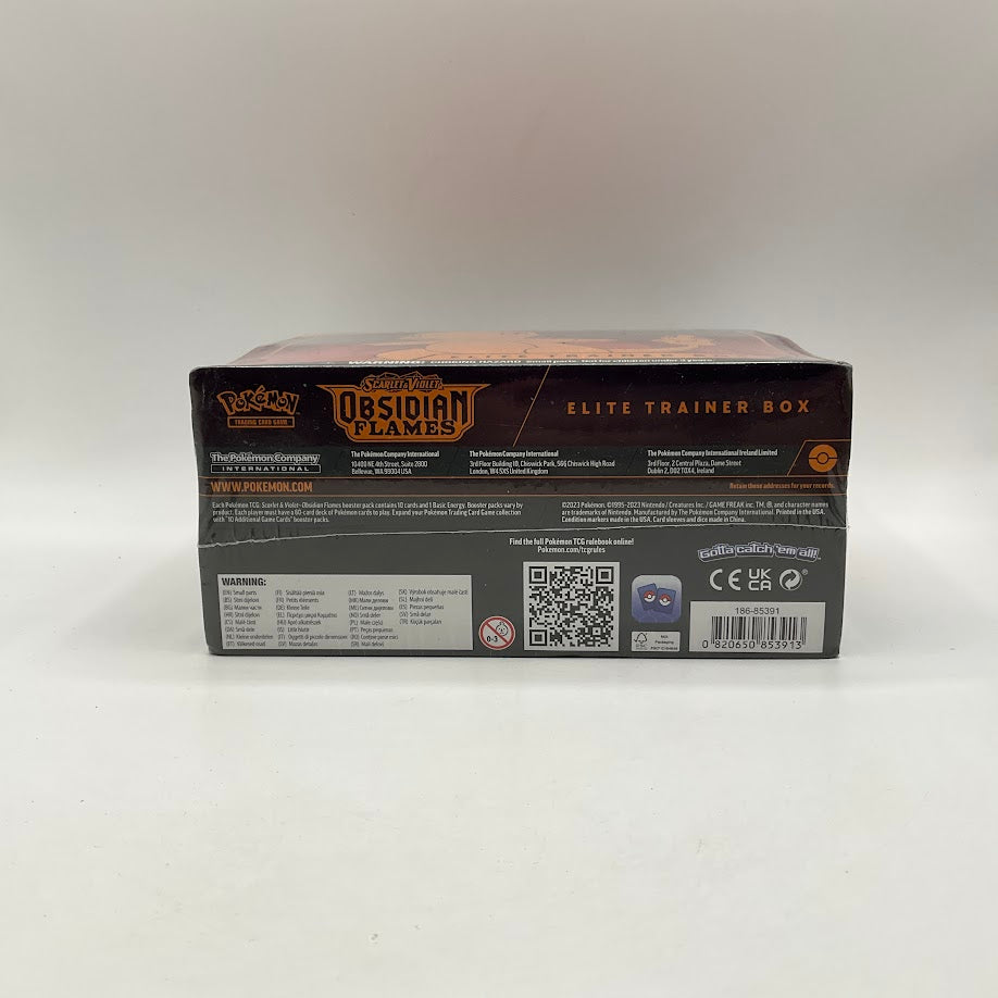 Pokemon: Scarlet & Violet Obsidian Flames Elite Trainer Box #1 *See Pictures for Condition*