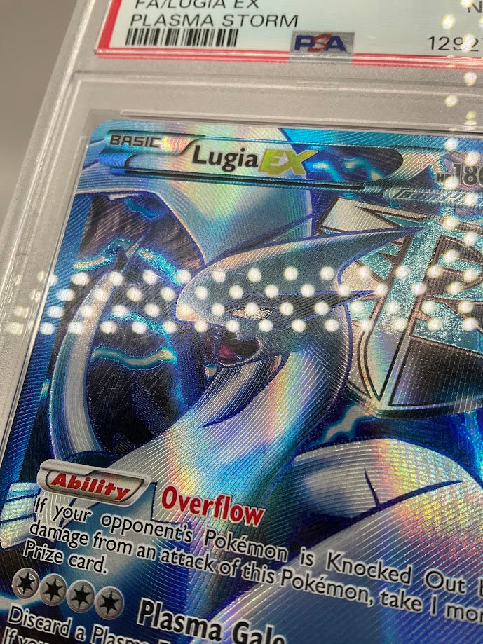 Lugia ex Pokemon Plasma Storm Full Art #134 PSA 8