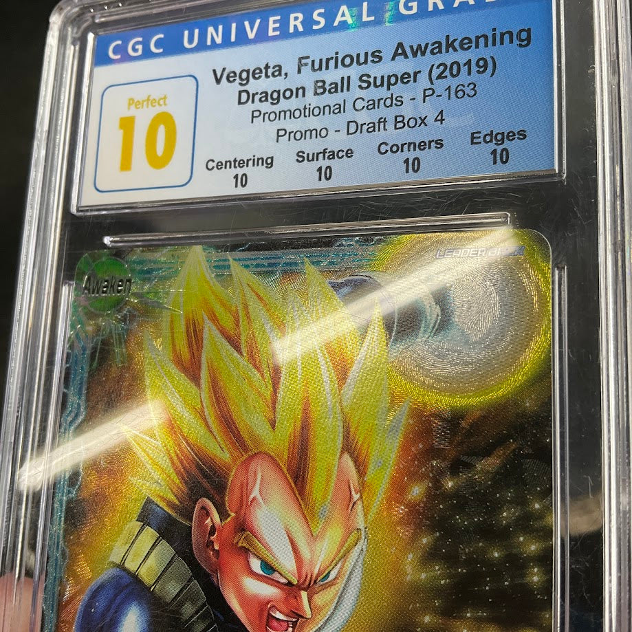 Vegeta Furious Awakening Dragon Ball Super Draft Box 4 Promo #P-163 CGC 10