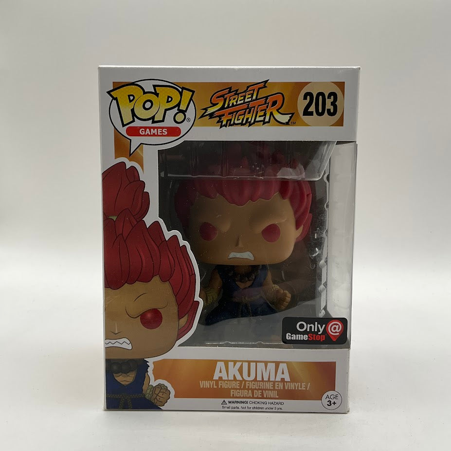 Akuma Funko Pop! Street Fighter #203 GameStop Exclusive