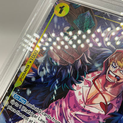 Donquixote Rosinante One Piece Card Game Illustration Box Vol. 6 #108 PSA 10