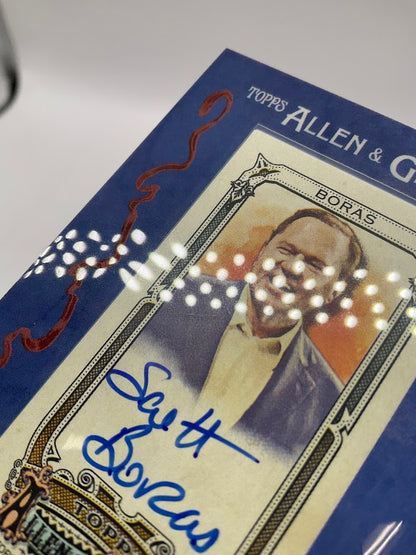 Scott Boras 2025 Topps Allen & Ginter Mini Framed Auto #MA-SBO