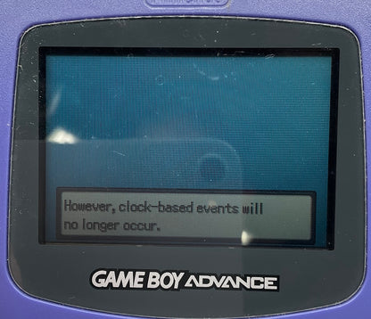 Pokemon Emerald GameBoy Advance Loose *Dry Battery*