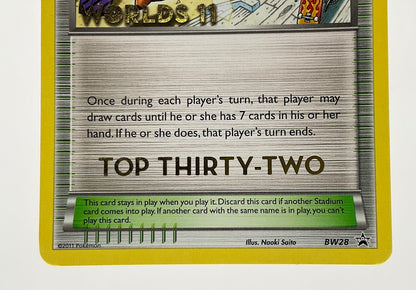 Tropical Beach Pokemon Worlds 11 Top Thirty-Two Promo BW28