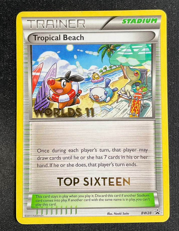Tropical Beach Pokemon Worlds 11 Top Sixteen Promo BW28 #2