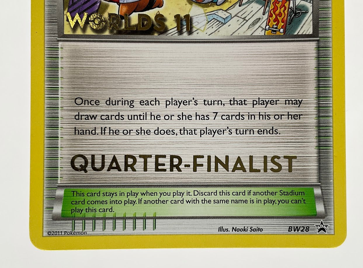 Tropical Beach Pokemon Worlds 11 Quarter-Finalist Promo BW28