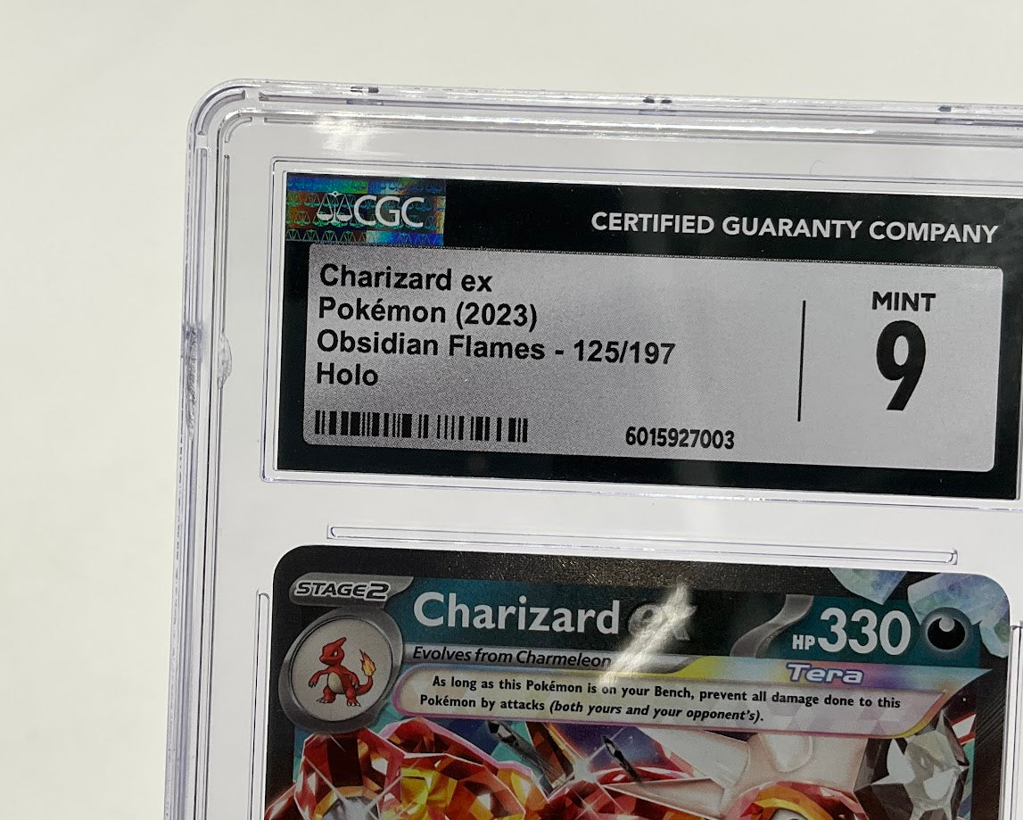 Charizard ex Pokemon Obsidian Flames Holo #125 CGC 9