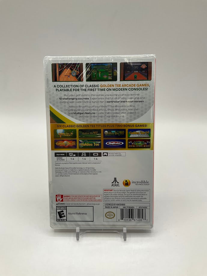 Golden Tee Arcade Classics Nintendo Switch Sealed