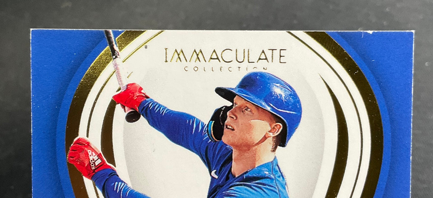 Pete Crow-Armstrong 2023 Immaculate Collection Prime Rookies Dual Swatch 18/25