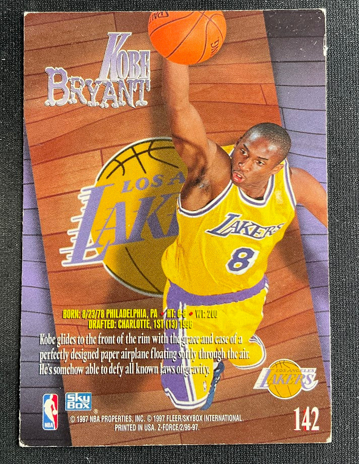 Kobe Bryant 1996-97 Skybox Z Force RC #142