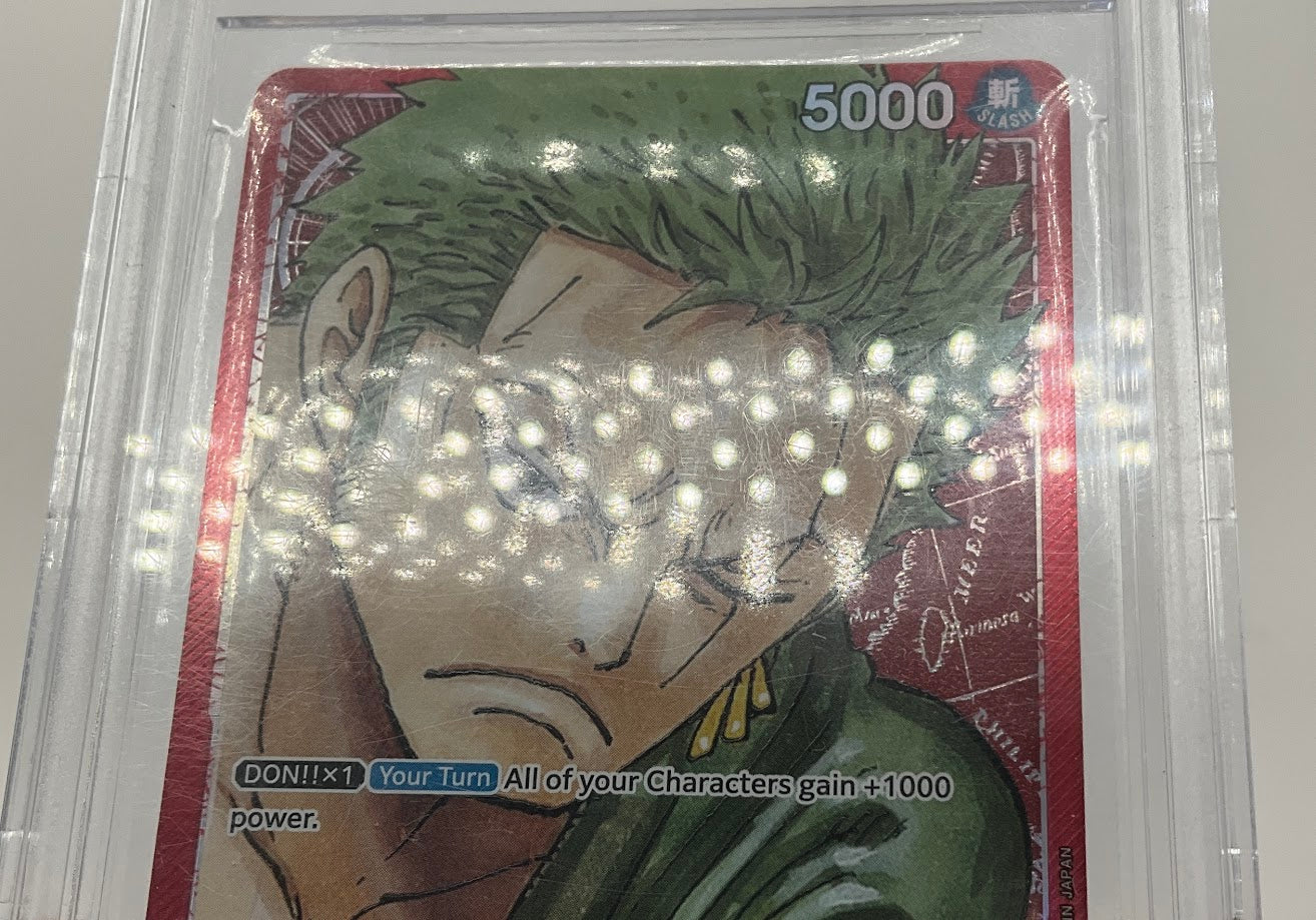 Roronoa Zoro One Piece Romance Dawn Alternate Art #OP01001 Beckett 10