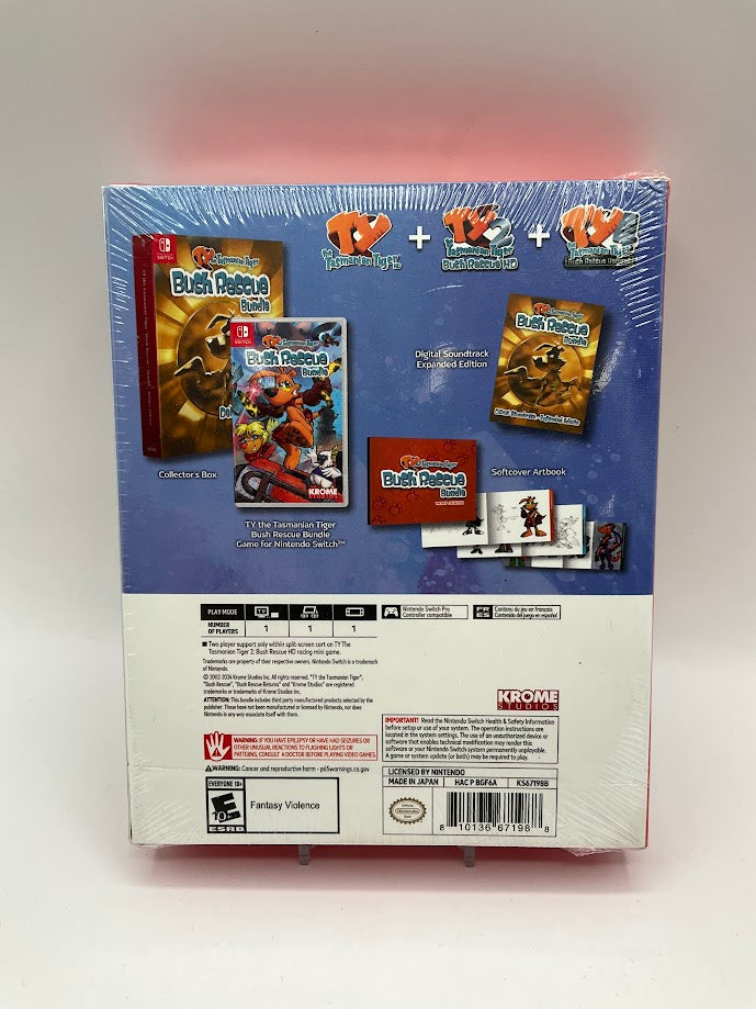 TY The Tasmanian Tiger HD: Bush Rescue Bundle [Deluxe Edition] NSW Sealed