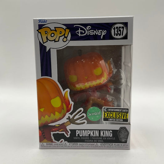 Pumpkin King Funko Pop! Disney #1357 Scented Entertainment Earth Exclusive