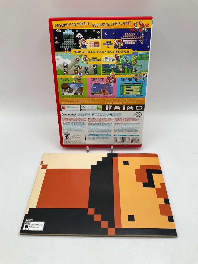 Super Mario Maker [Book Bundle] Wii U Used