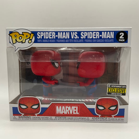 Spider-Man vs Spider-Man Funko Pop! Marvel 2 Pack Entertainment Earth