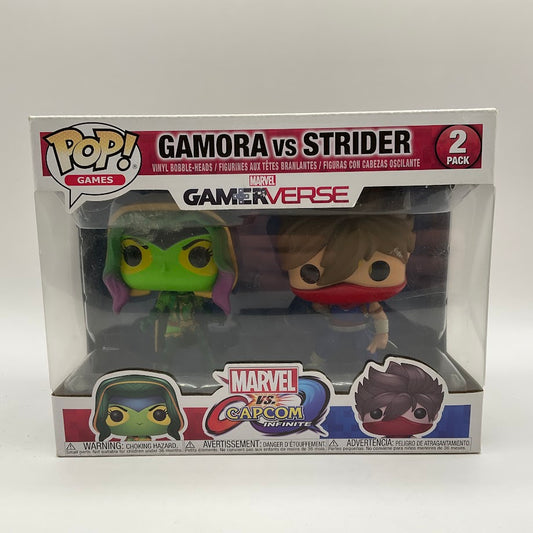 Gamora vs Strider Funko Pop! Marvel vs Capcom 2 Pack