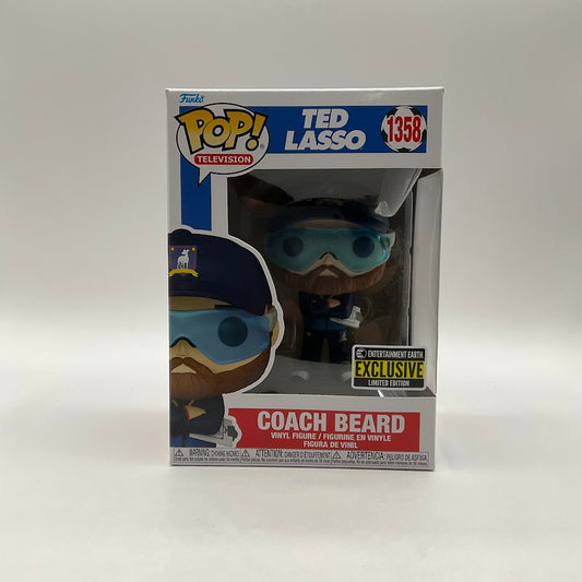 Coach Beard Funko Pop! Ted Lasso #1358 Entertainment Earth Exclusive