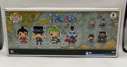 Luffytaro Sabo Roronoa Zoro Jinbe Funko Pop! One Piece 4 Pack GITD GameStop