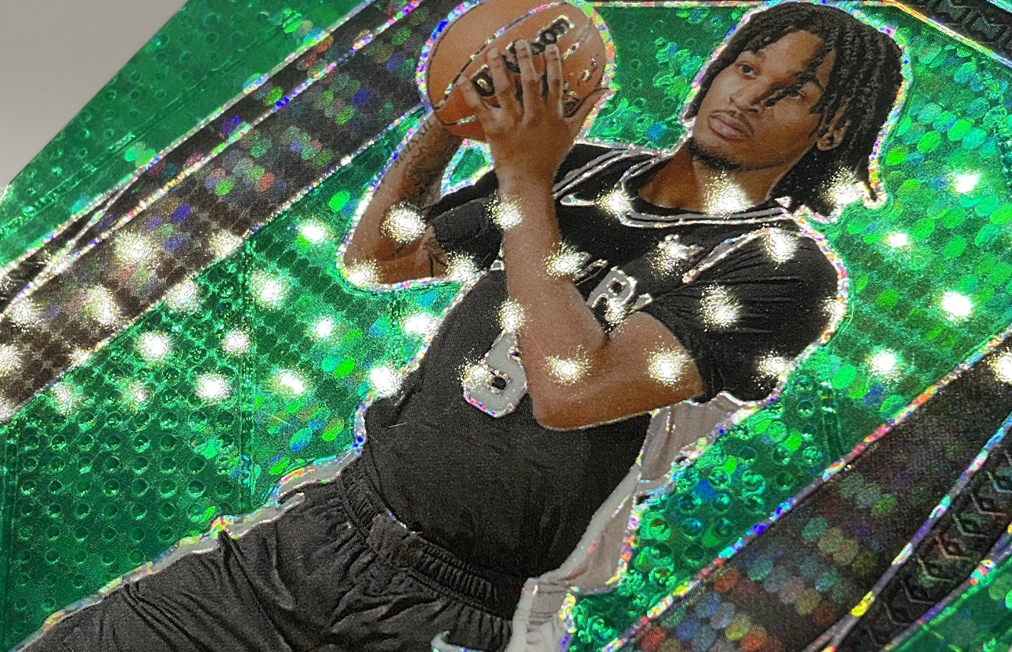 Stephon Castle 2024-25 Panini Prizm Green Pulsar Prizm RC 14/25 #234