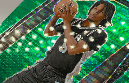 Stephon Castle 2024-25 Panini Prizm Green Pulsar Prizm RC 14/25 #234