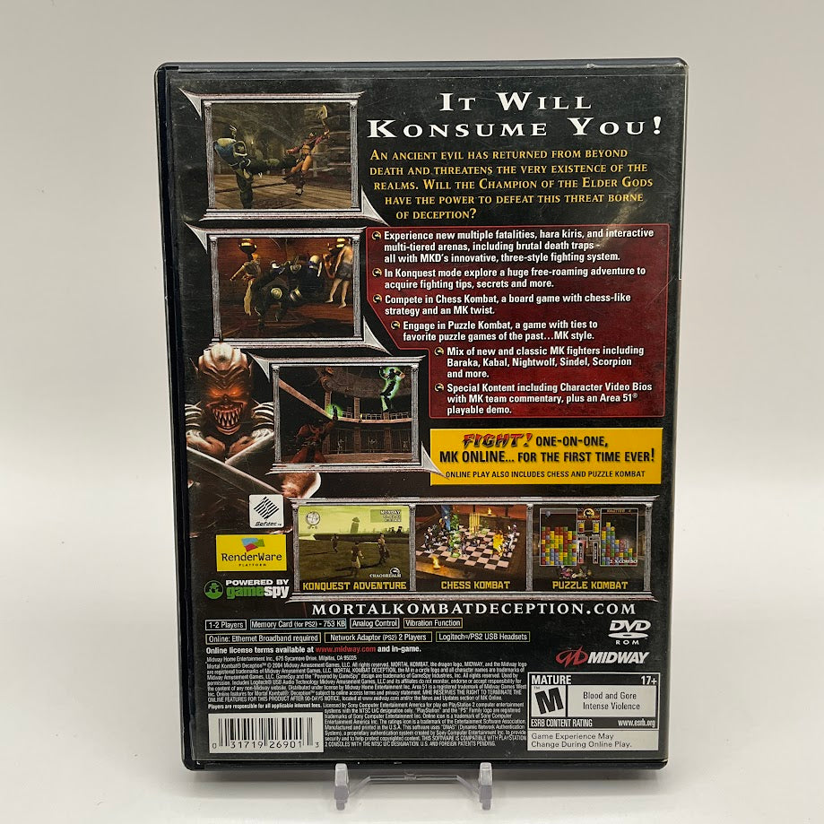 Mortal Kombat Deception [Premium Pack] Playstation 2 Used