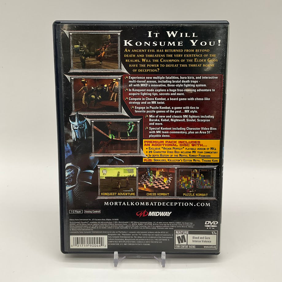 Mortal Kombat Deception [Premium Pack] Playstation 2 Used