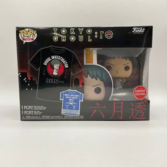 Toru Mutsuki Funko Pop & Tee! Tokyo Ghoul #1154 GameStop Exclusive Size L