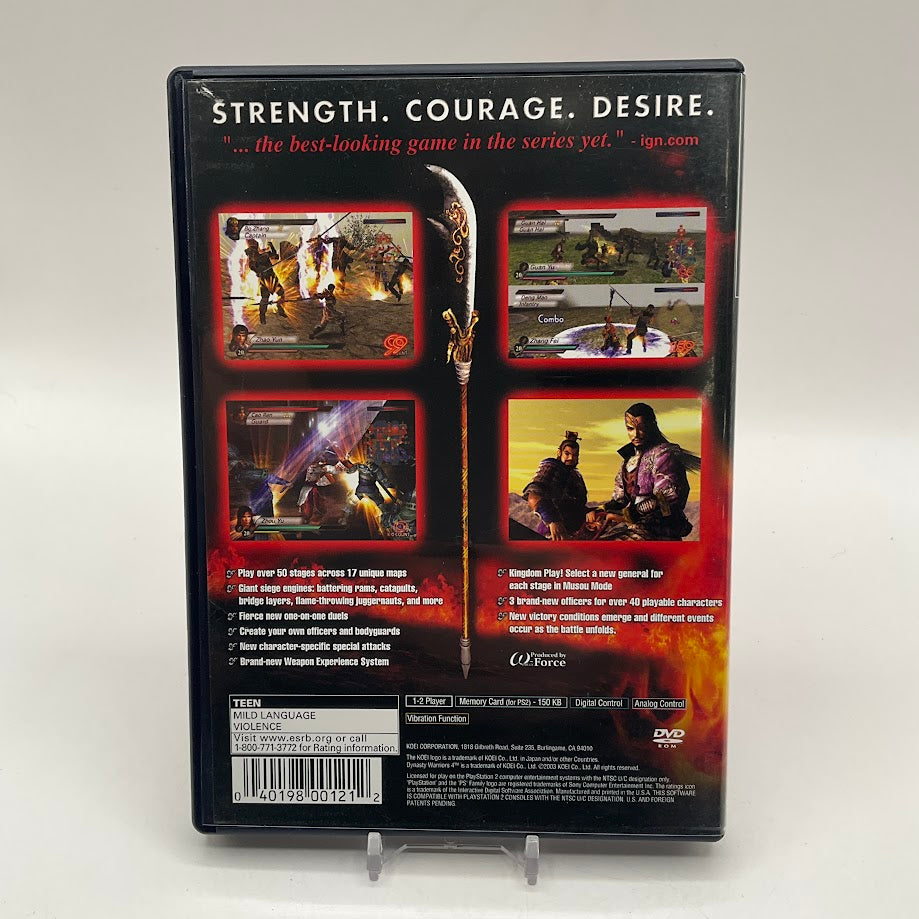 Dynasty Warriors 4 Playstation 2 Used