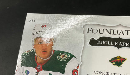 Kirill Kaprizov 2023-24 Upper Deck The Cup Foundations Swatch 34/49 #F-KK