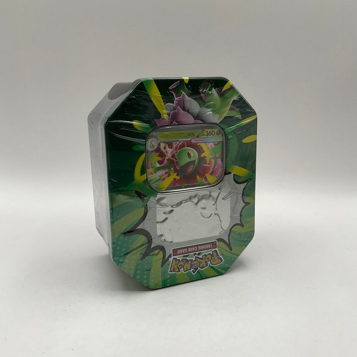 Pokemon: Mega Evolution  Meganium Ascended Heroes Tin [Package Misprint]