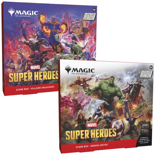 Magic the Gathering: Marvel Super Heroes Scene Box (Set of 2) *Expected Release Date 06-26-2026*