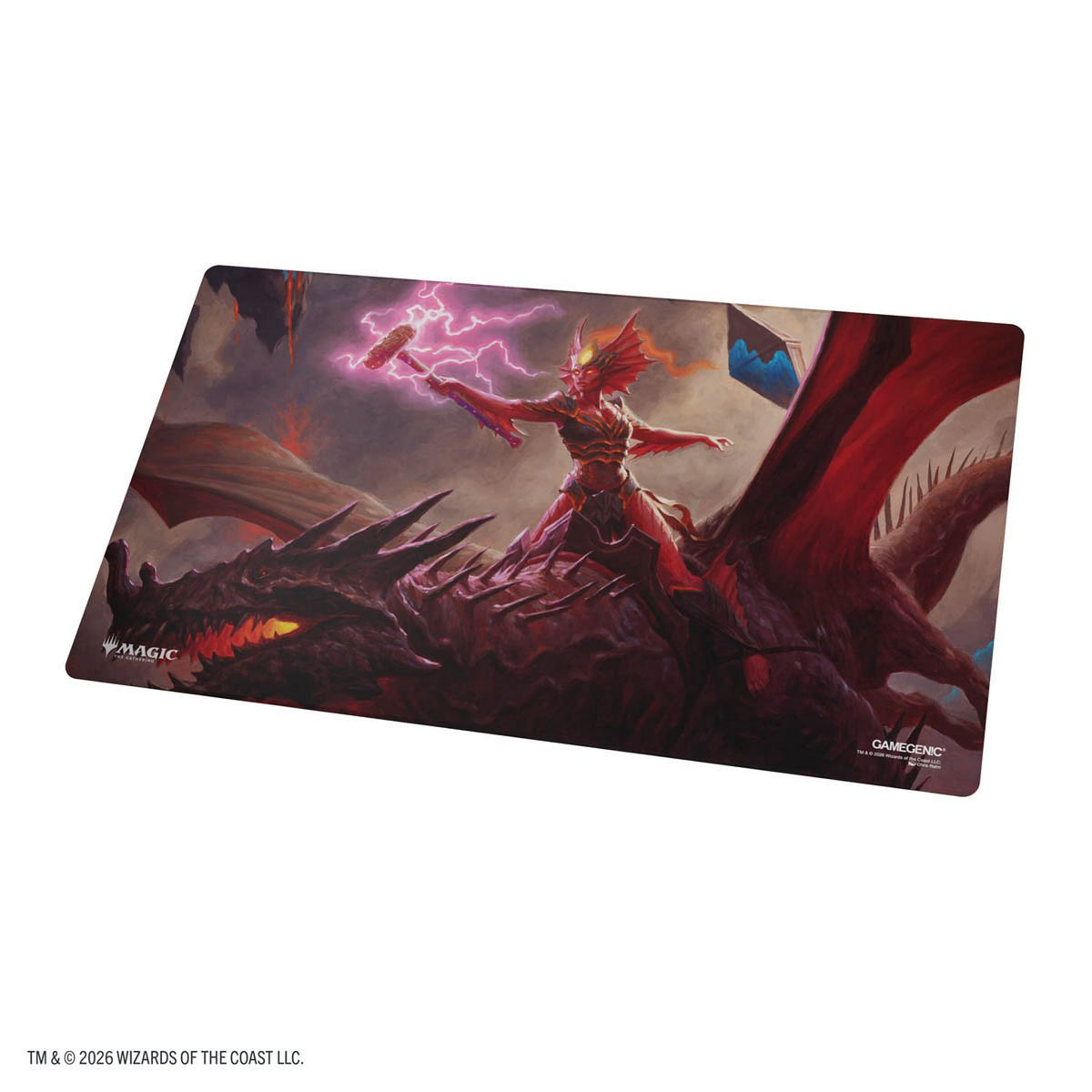 Gamegenic: Magic the Gathering Reality Fracture Double-Sided Playmat (Kiora of Salt and Sand / Kiora of Fire and Ashes)