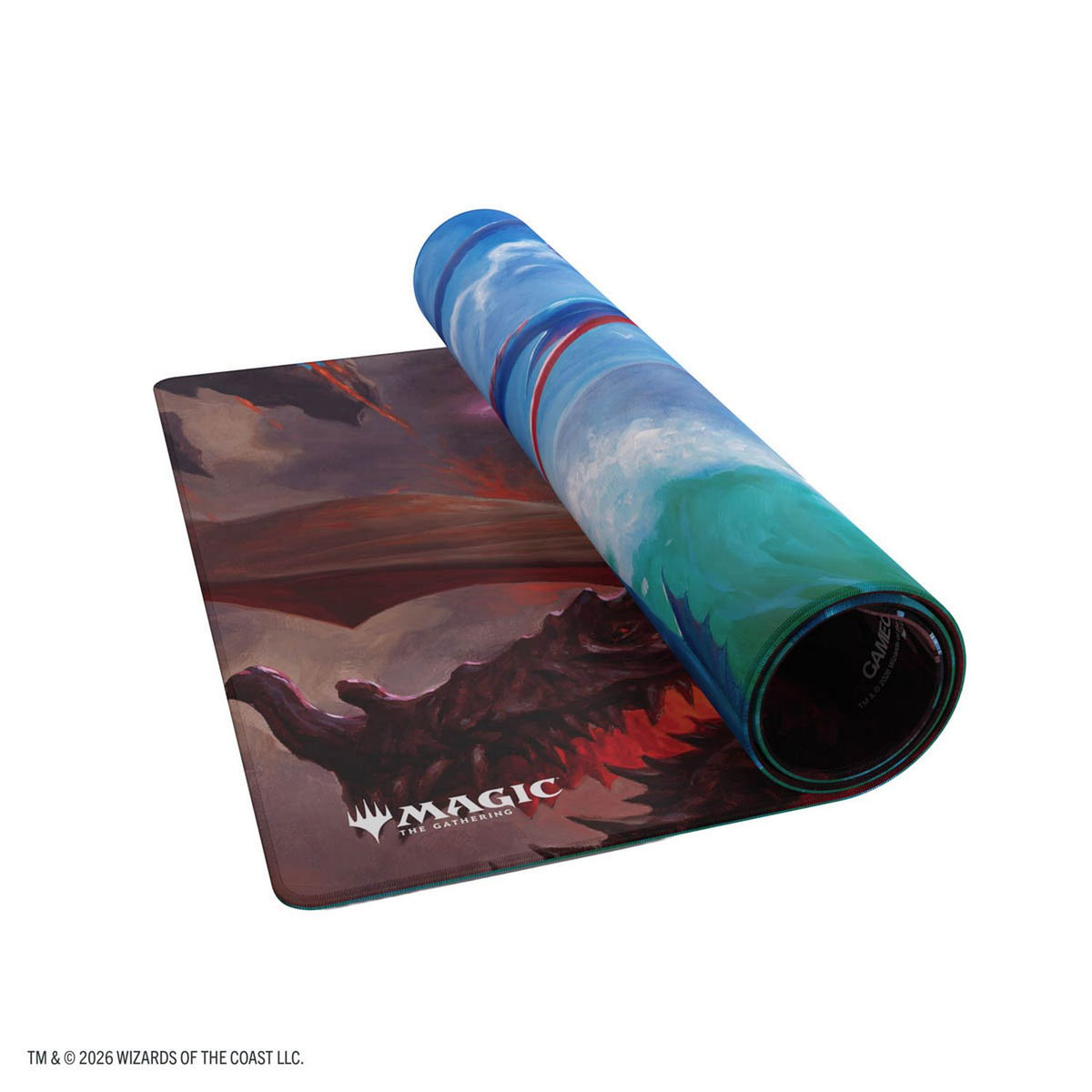 Gamegenic: Magic the Gathering Reality Fracture Double-Sided Playmat (Kiora of Salt and Sand / Kiora of Fire and Ashes)